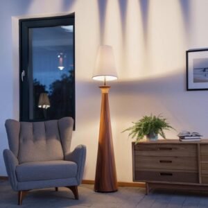 Elevate Your Home Decor with the Warm Glow of Geometric Wooden Lamps